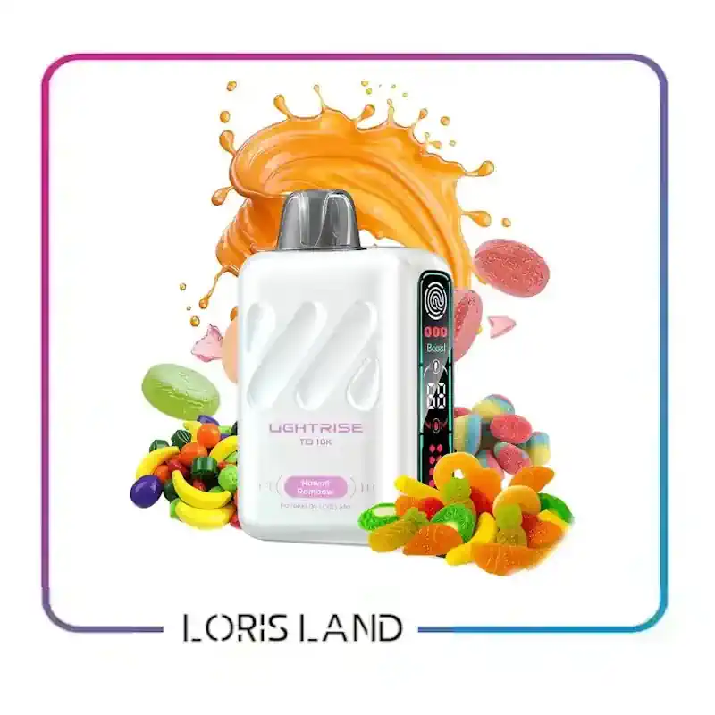 پاد یکبار مصرف آب نبات استوایی لایت رایز 18 هزار پاف